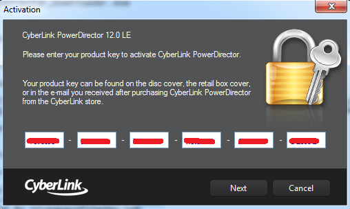 powerdirector 7 activation key